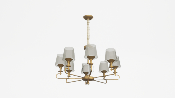 渲染模型_吊灯4948