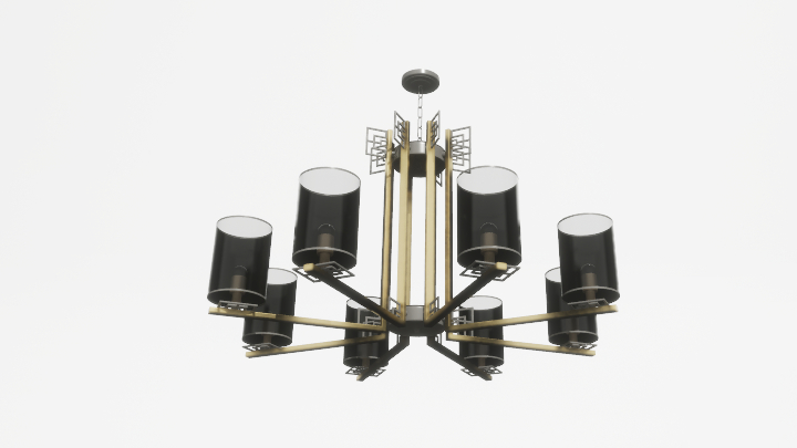 渲染模型_吊灯4965