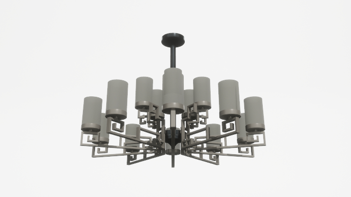 渲染模型_吊灯4975