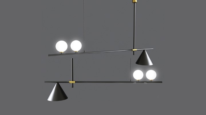 渲染模型_吊灯4998