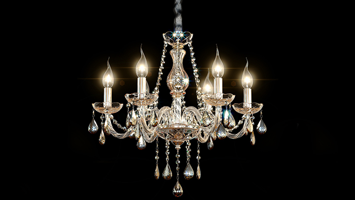 渲染模型_吊灯5054