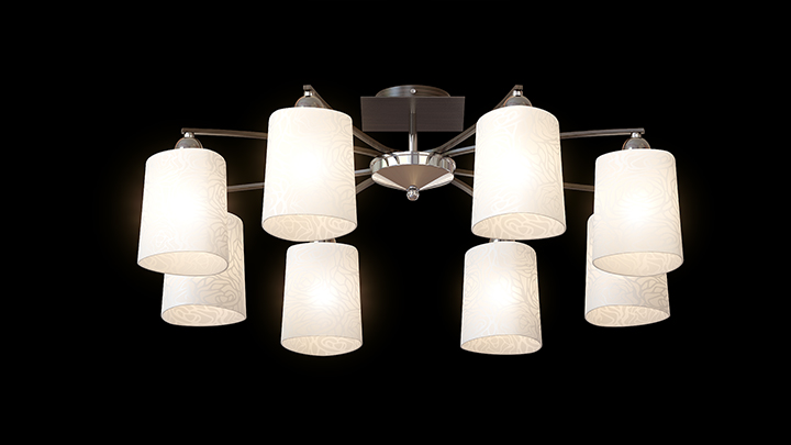 渲染模型_吊灯5091