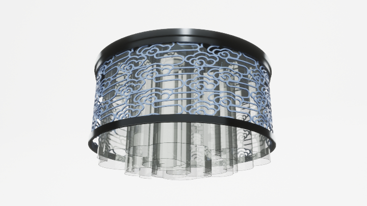 渲染模型_吊灯5117