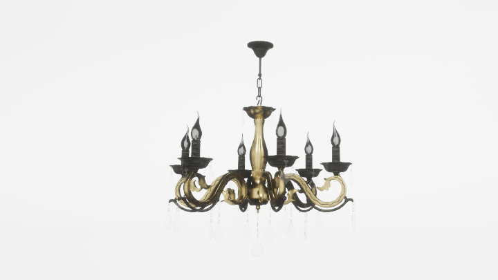 渲染模型_吊灯5189