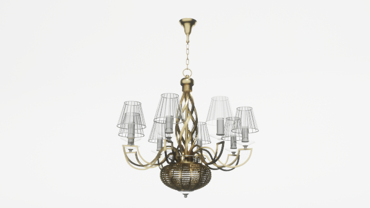 渲染模型_吊灯5192