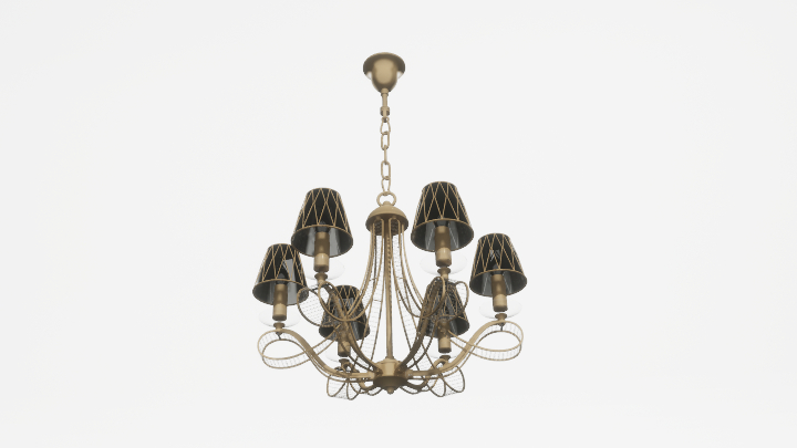 渲染模型_吊灯5194