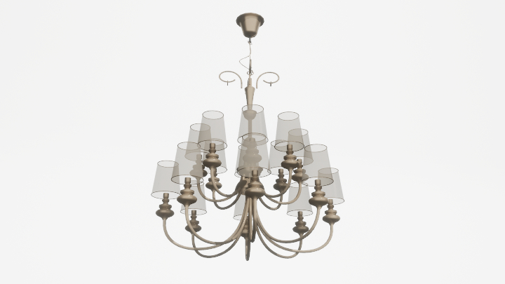 渲染模型_吊灯5201