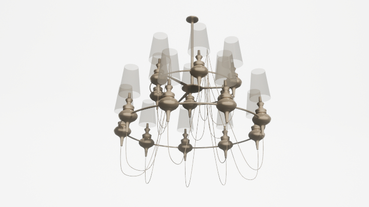 渲染模型_吊灯5202