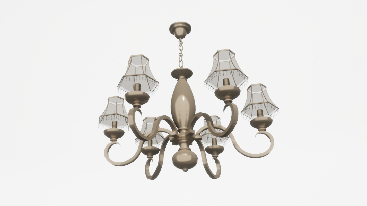 渲染模型_吊灯5230