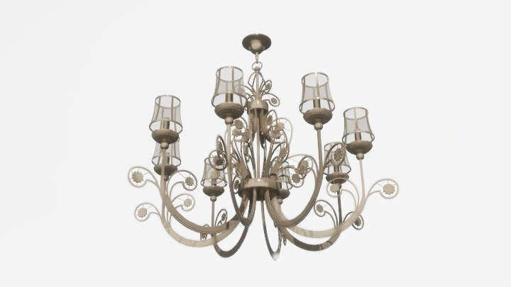 渲染模型_吊灯5231