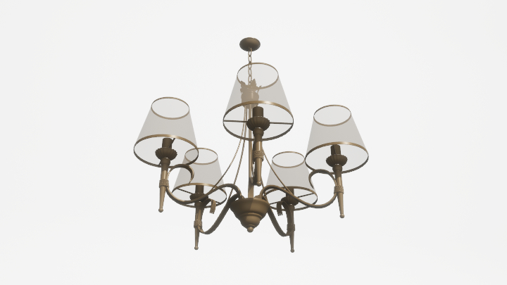 渲染模型_吊灯5260