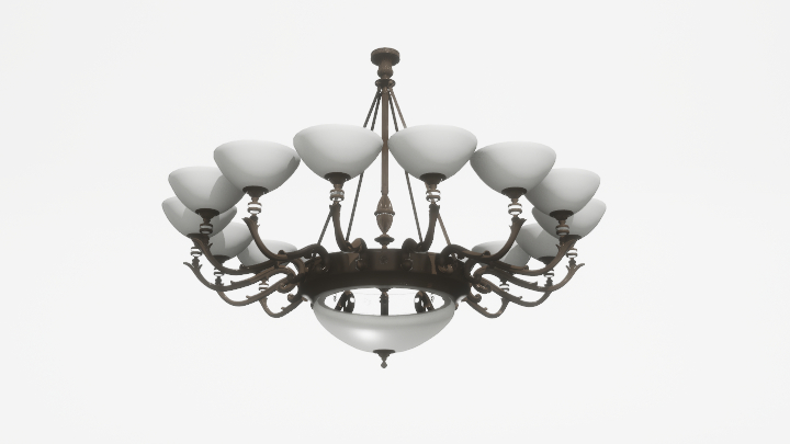 渲染模型_吊灯5266