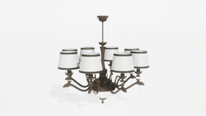 渲染模型_吊灯5268