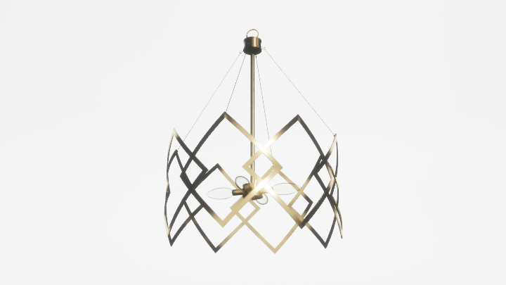 渲染模型_吊灯5296