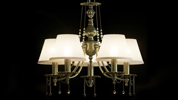 渲染模型_吊灯5332