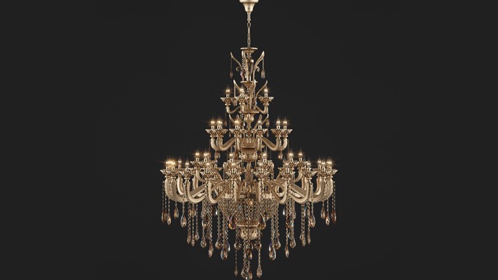 渲染模型_吊灯5357