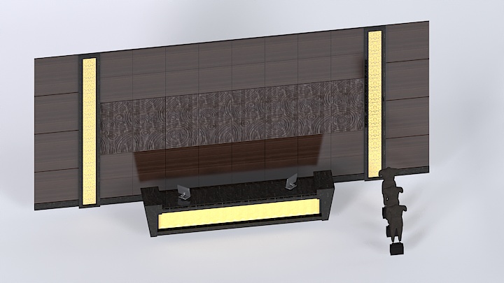 渲染模型_吧台038