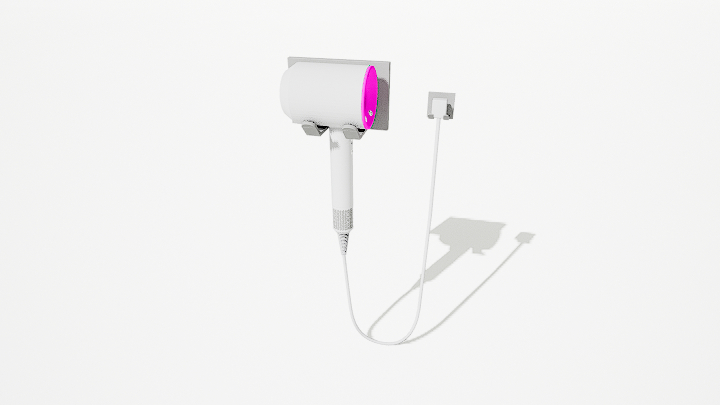 渲染模型_吹风机006