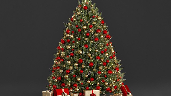 渲染模型_圣诞装饰品016