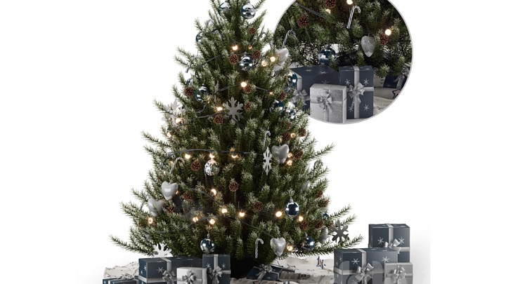 渲染模型_圣诞装饰品017