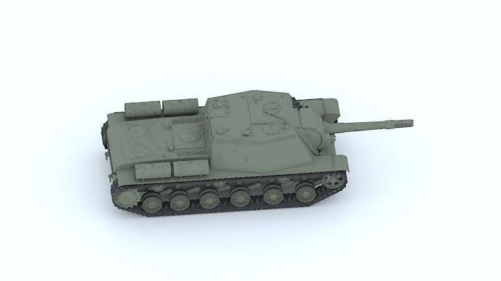 渲染模型_坦克046