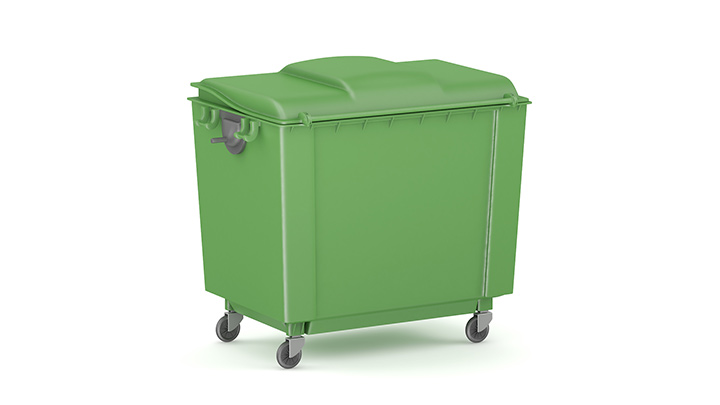 渲染模型_垃圾桶044