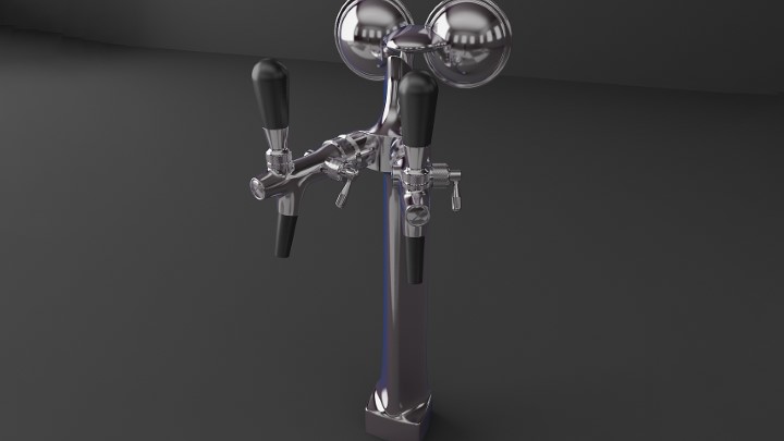 渲染模型_塔啤高度001