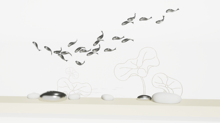 渲染模型_墙壁装饰002