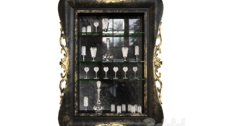 渲染模型_墙架001