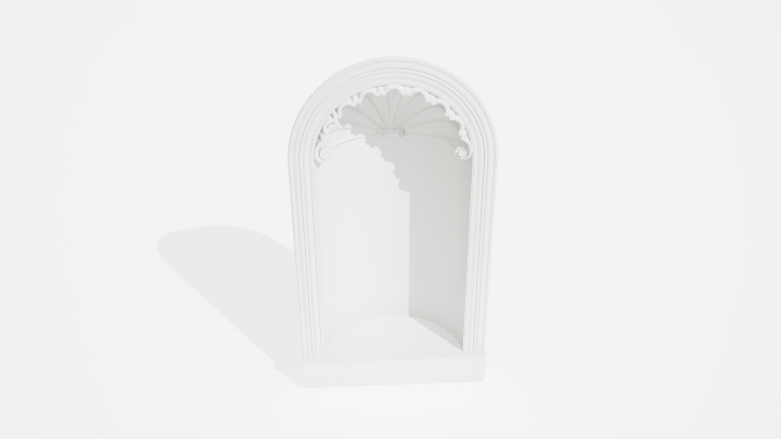 渲染模型_墙面装饰103