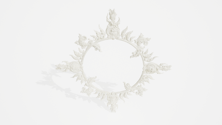 渲染模型_墙面装饰123