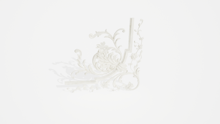 渲染模型_墙面装饰149