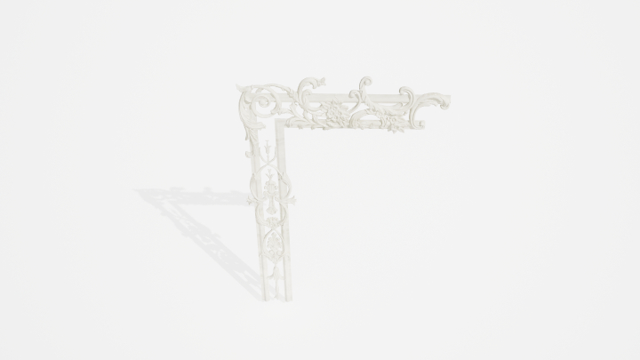 渲染模型_墙面装饰155