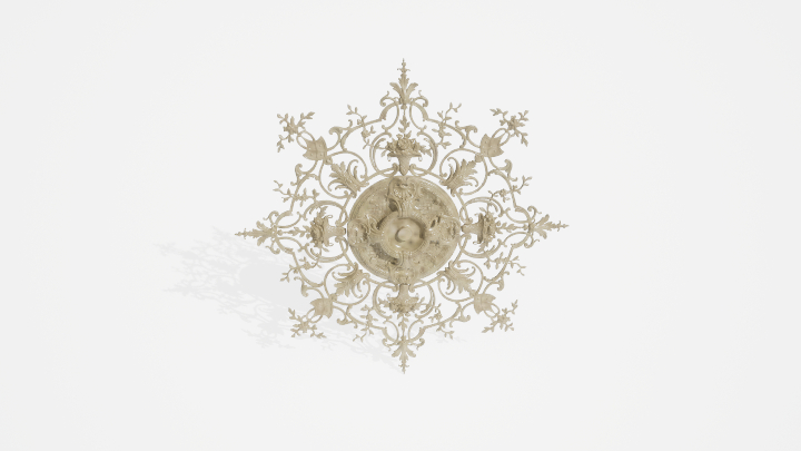 渲染模型_墙面装饰211