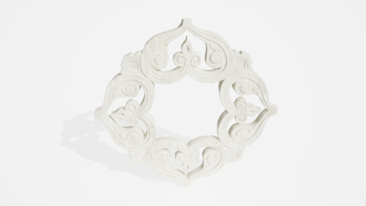 渲染模型_墙面装饰218