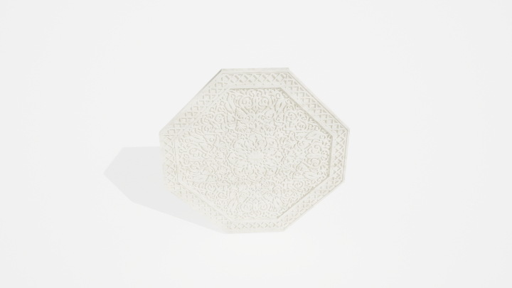 渲染模型_墙面装饰304