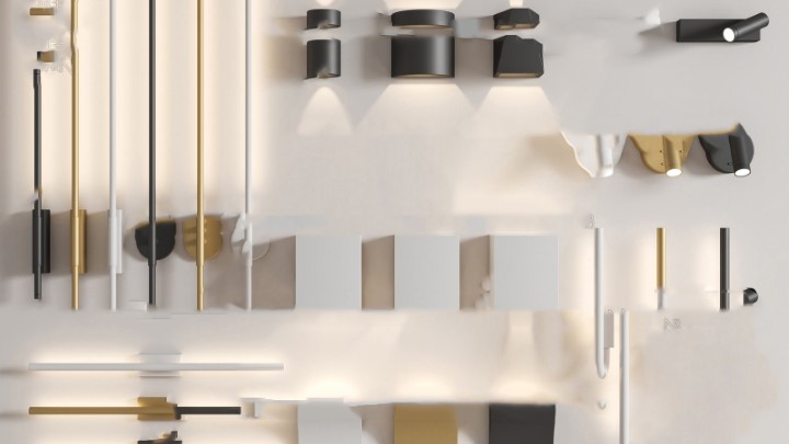 渲染模型_壁灯455