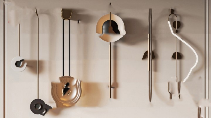 渲染模型_壁灯459