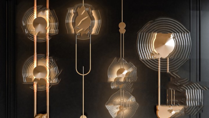 渲染模型_壁灯460