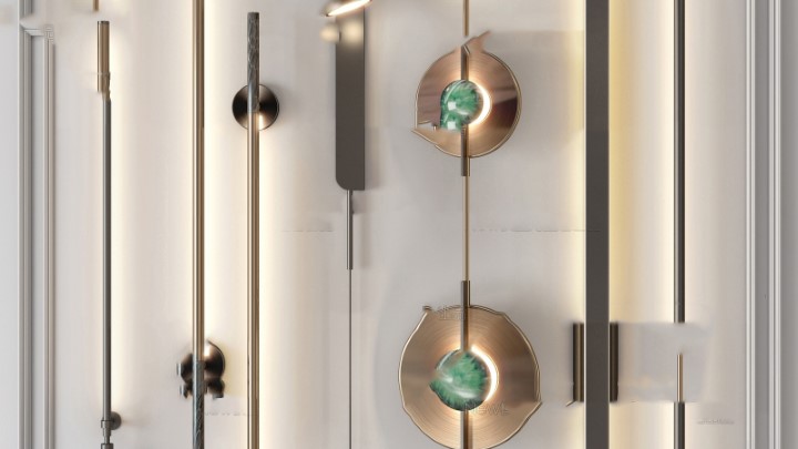 渲染模型_壁灯462