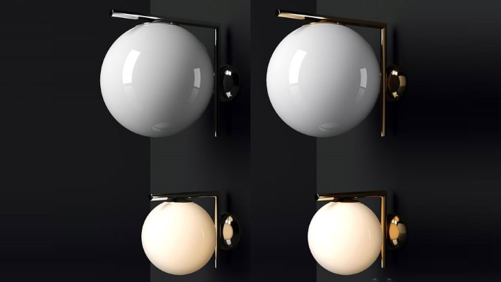 渲染模型_壁灯497