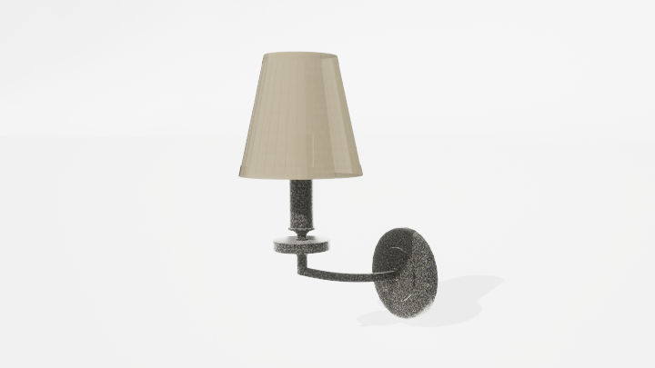 渲染模型_壁灯522