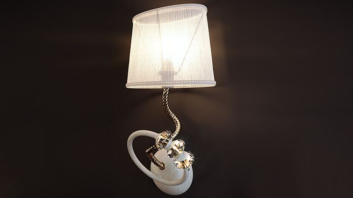 渲染模型_壁灯596