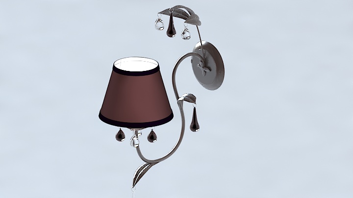 渲染模型_壁灯621