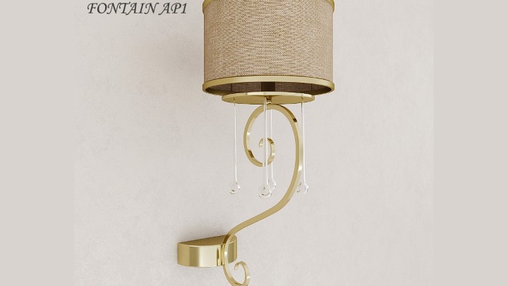 渲染模型_壁灯650