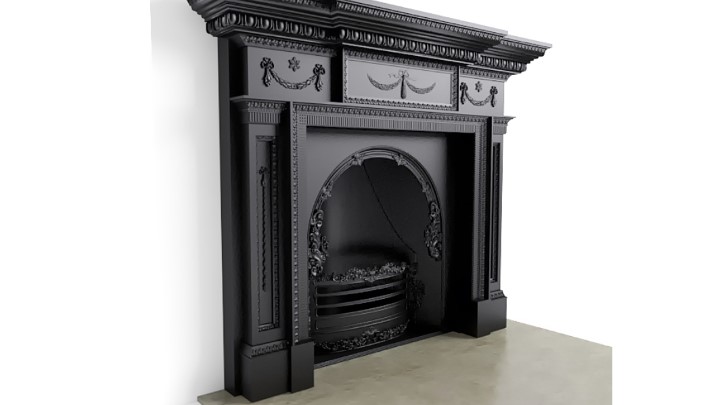 渲染模型_壁炉147