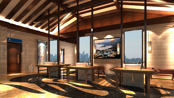 渲染模型_大厅002