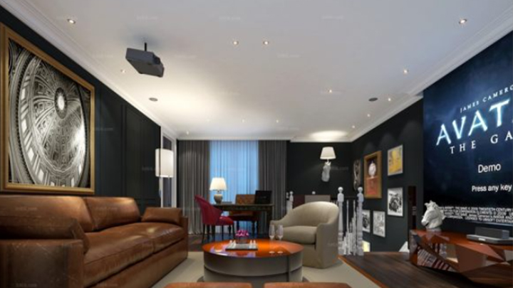 渲染模型_客厅083