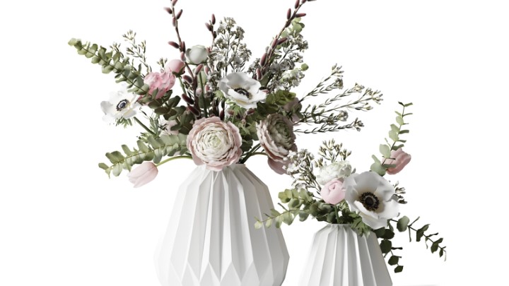 渲染模型_室内插花041