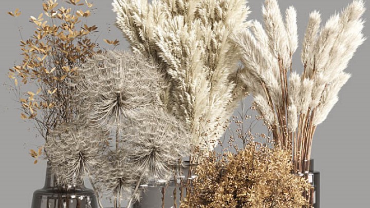 渲染模型_室内插花046